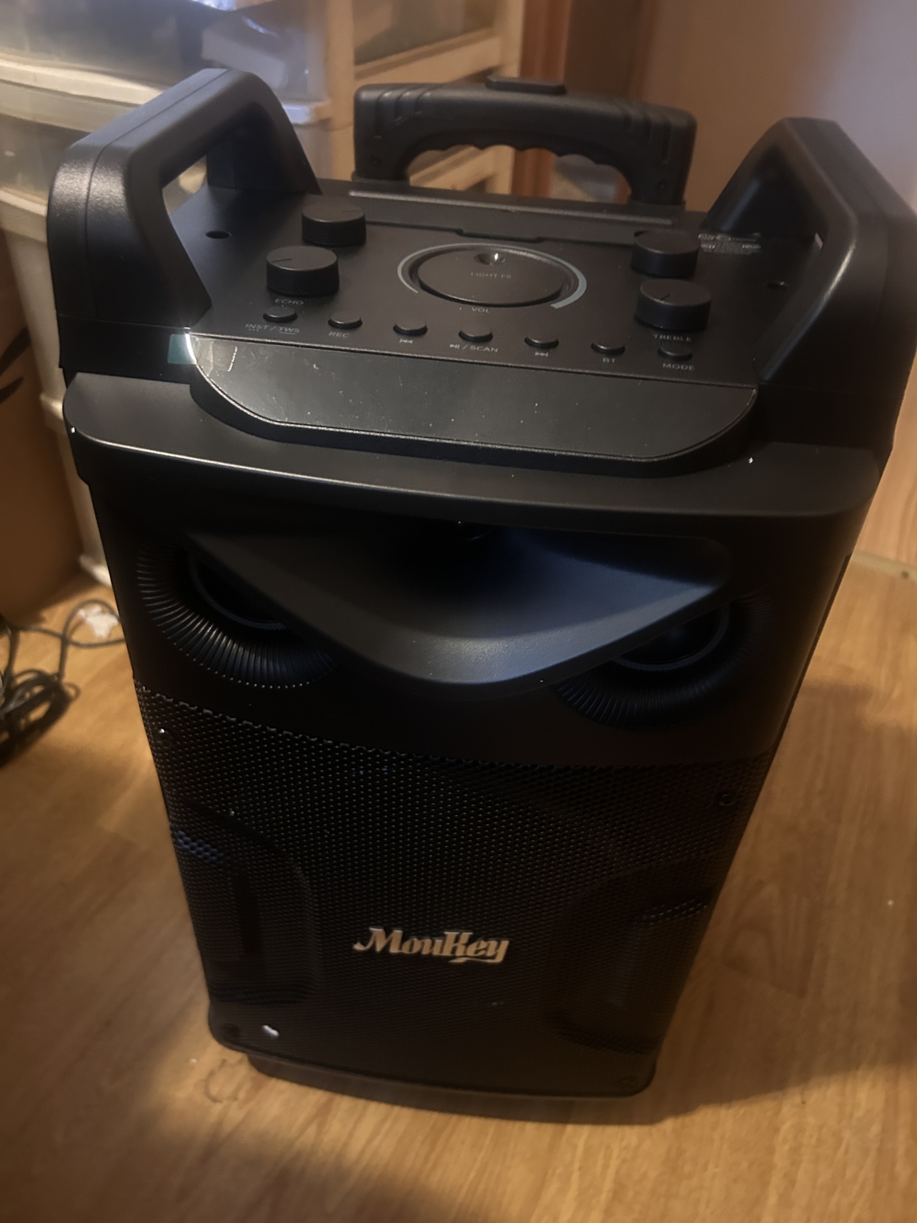 Portable Bluetooth PA Speaker with 2 Microphones