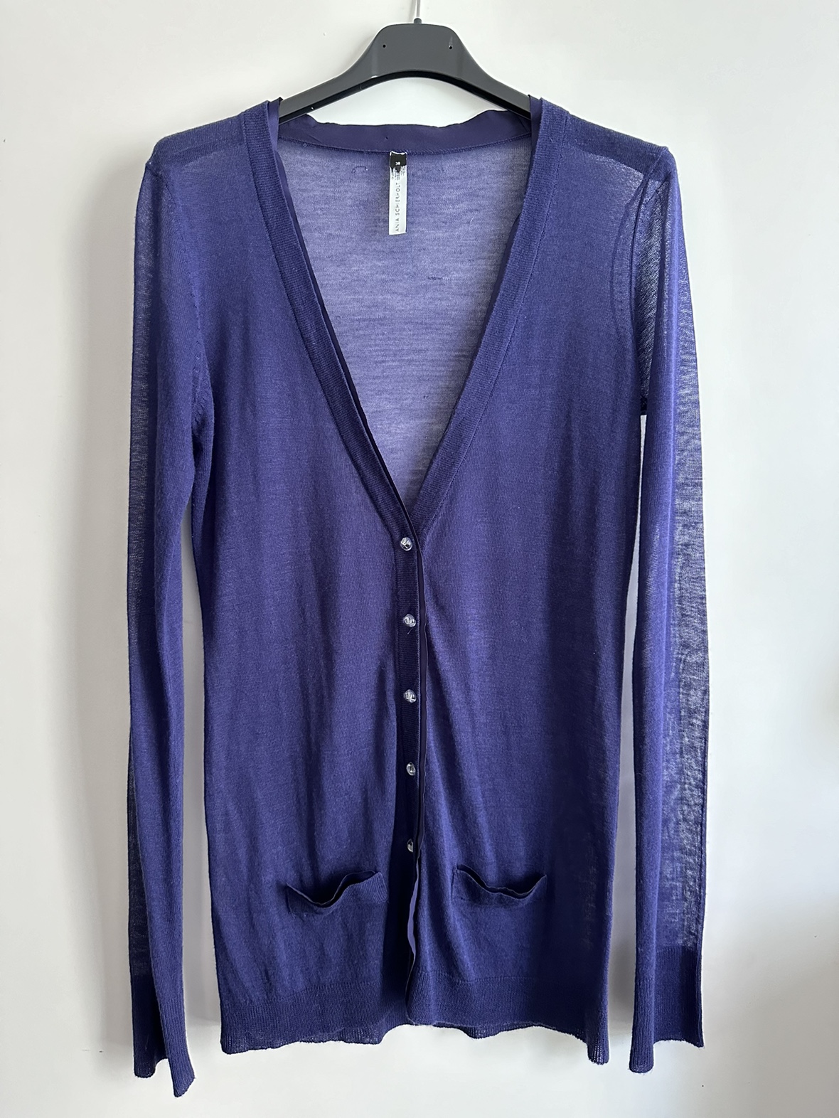 Light cardigan. Size EU38. S-M