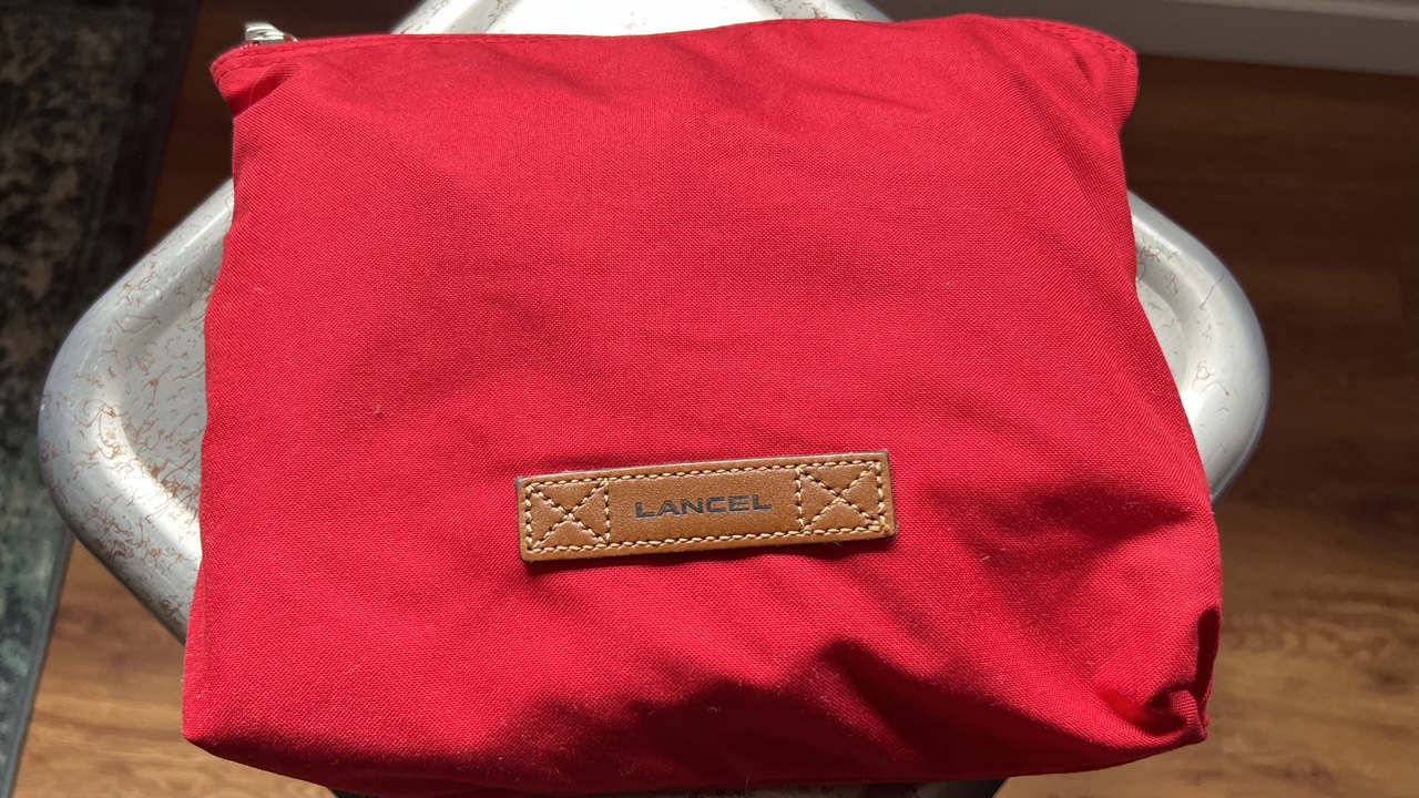 Lancel Foldable Red Bag image indicator(7)