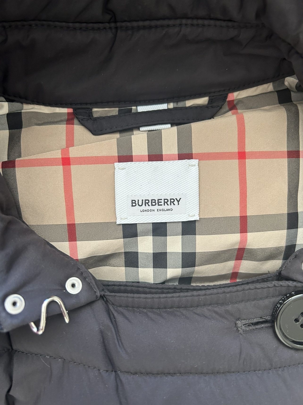 Burberry Mid-length Puffer Coat - Black (xxs size) - photo 2