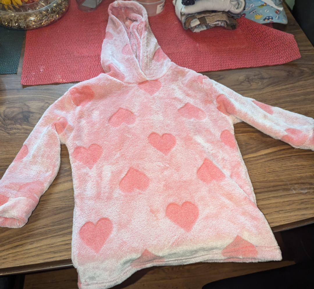 Pink Heart Hooded Sweater - photo 3