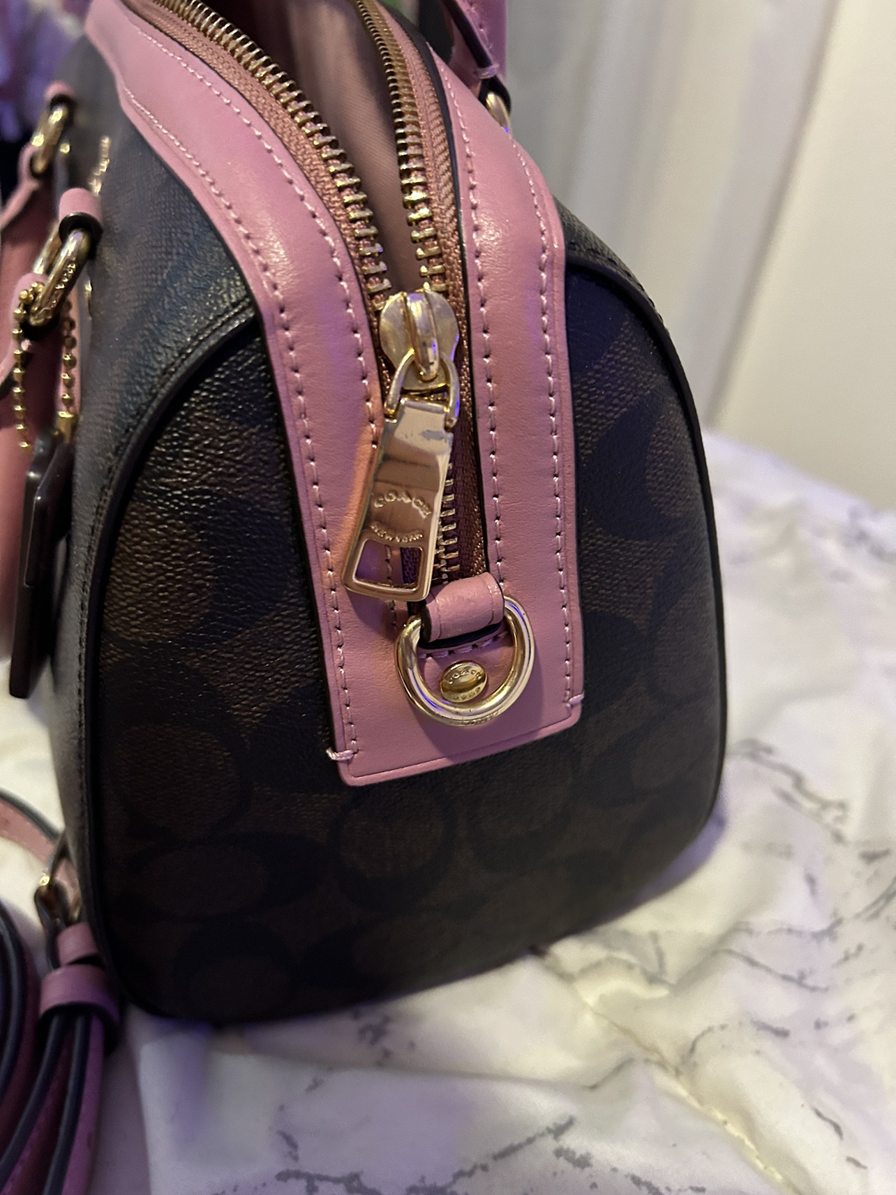 Coach signature canvas Rowan satchel bag - photo 5