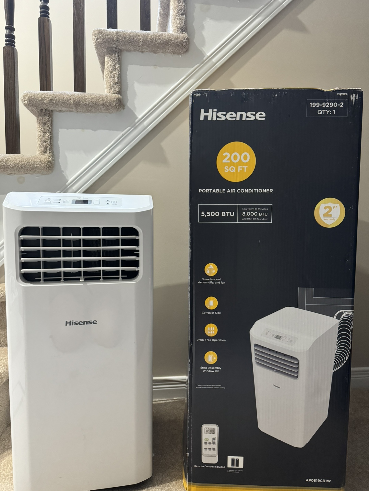Hisense 5500 BTU Air Conditioner - photo 2
