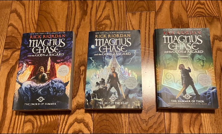 Three Magnus Chase books thumbnail