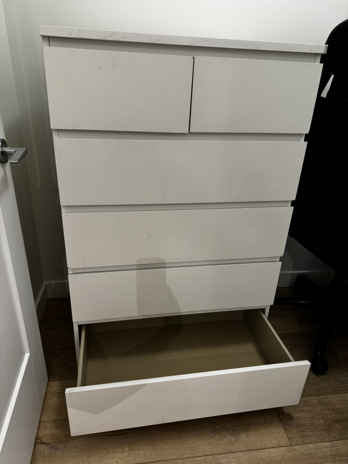 Ikea malm 6-drawer chest - white color image indicator(4)