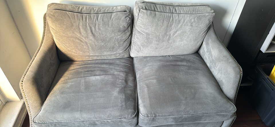 Grey Loveseat