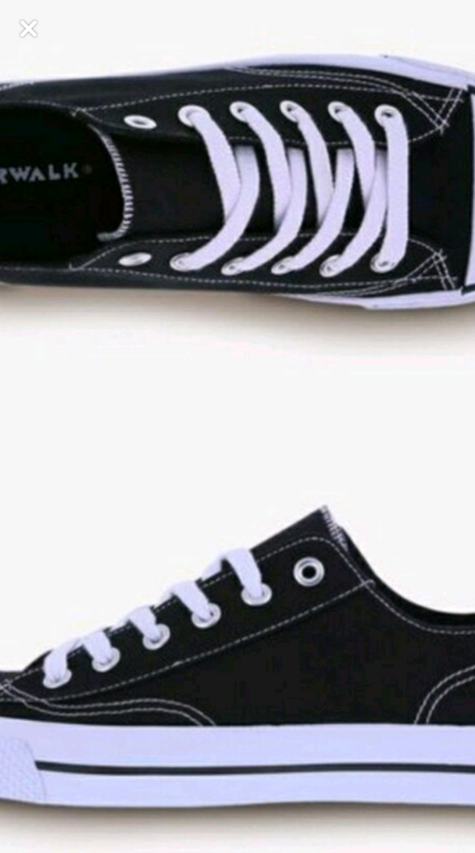 Brand New Air Walk UNISEX Canvas  Shoes  $59 Black size is 10). image indicator(2)