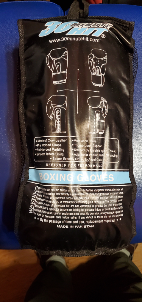 30 minute hit blue boxing gloves #thirftypicks image indicator(3)