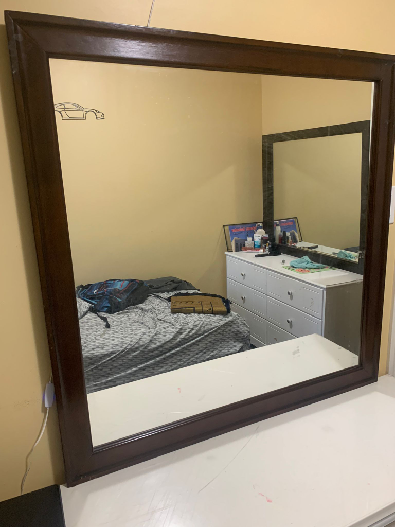 White Vanity with Mirror - photo 3