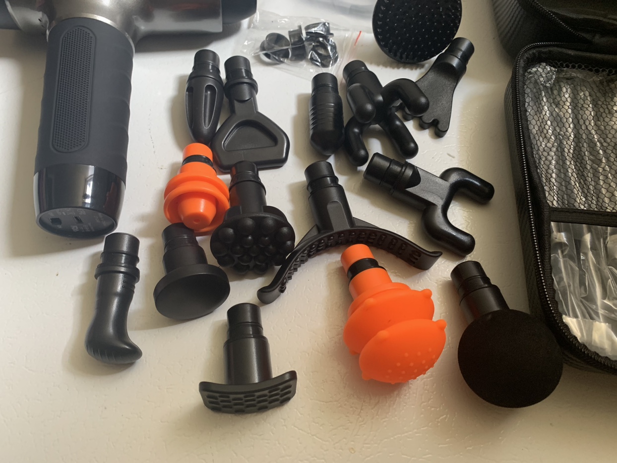 Massage Gun, LCD touch display, 3300mAh lithium Battery 🔋 - photo 3