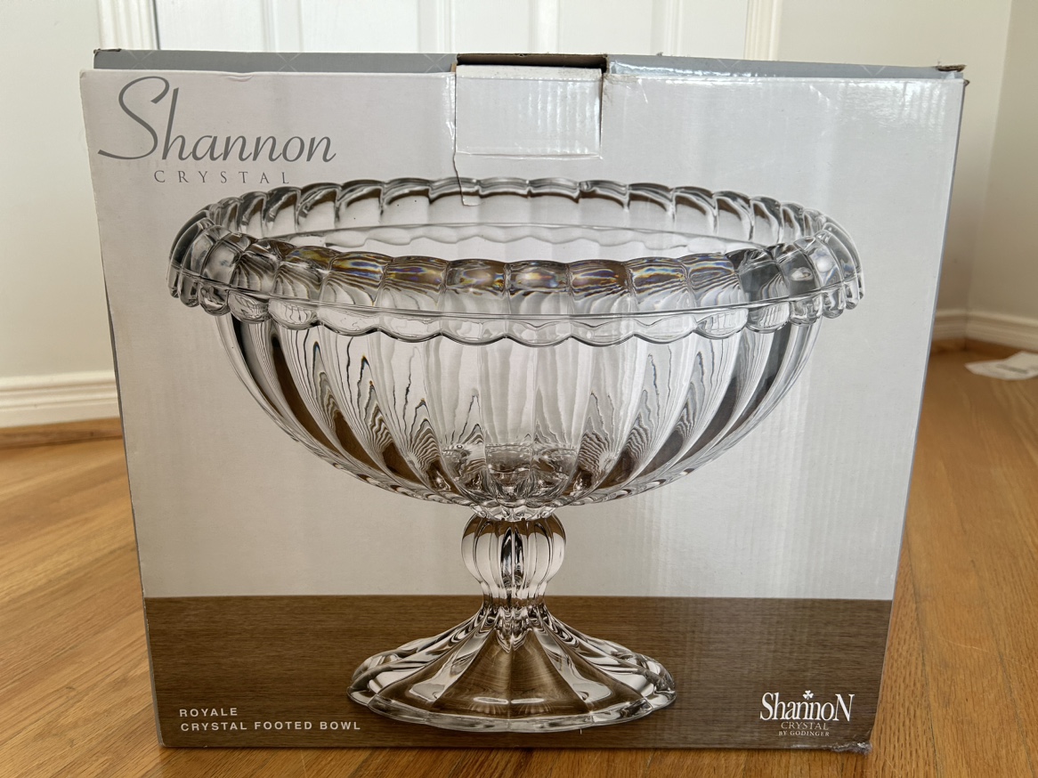 Shannon Crystal Footed Bowl thumbnail