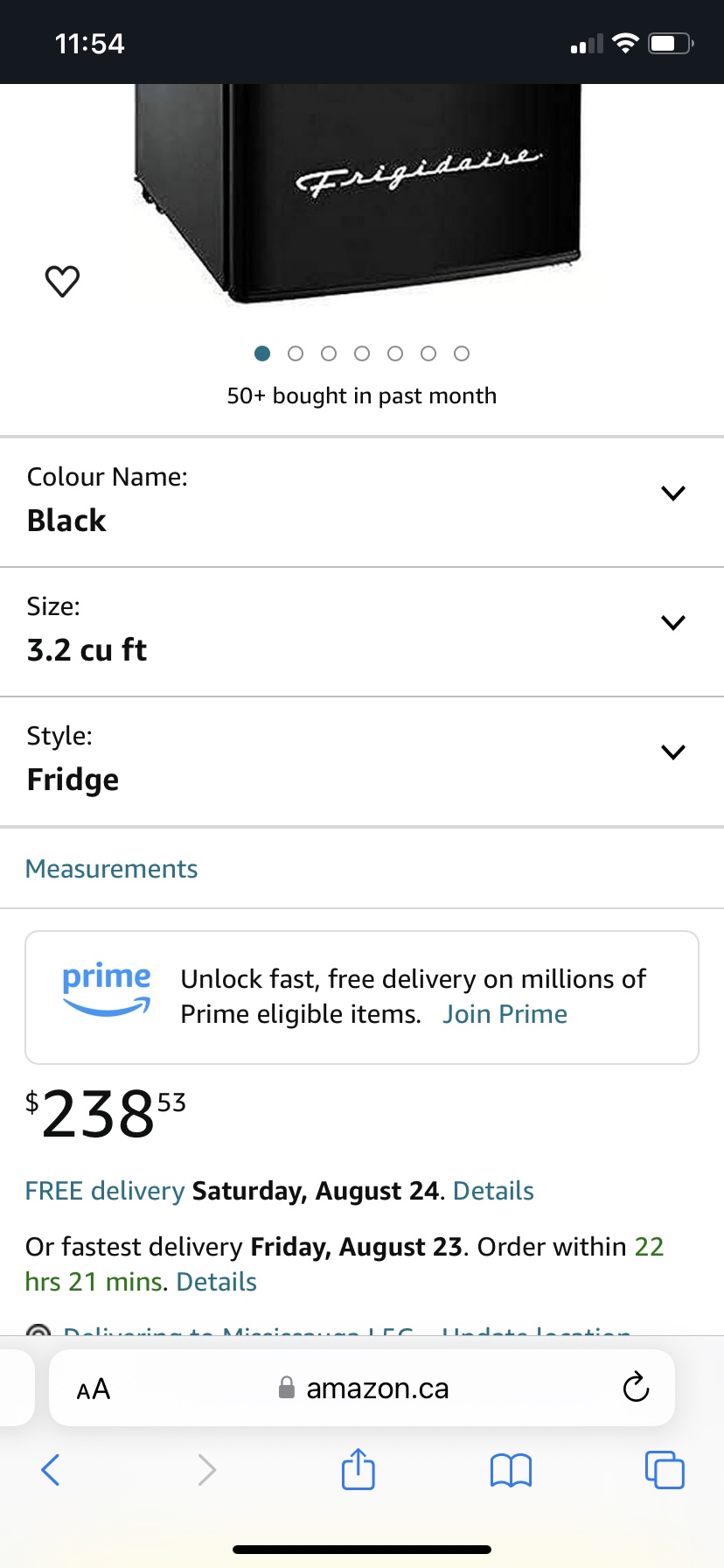 New Frigidaire Dorm Fridge with eraser board - photo 2