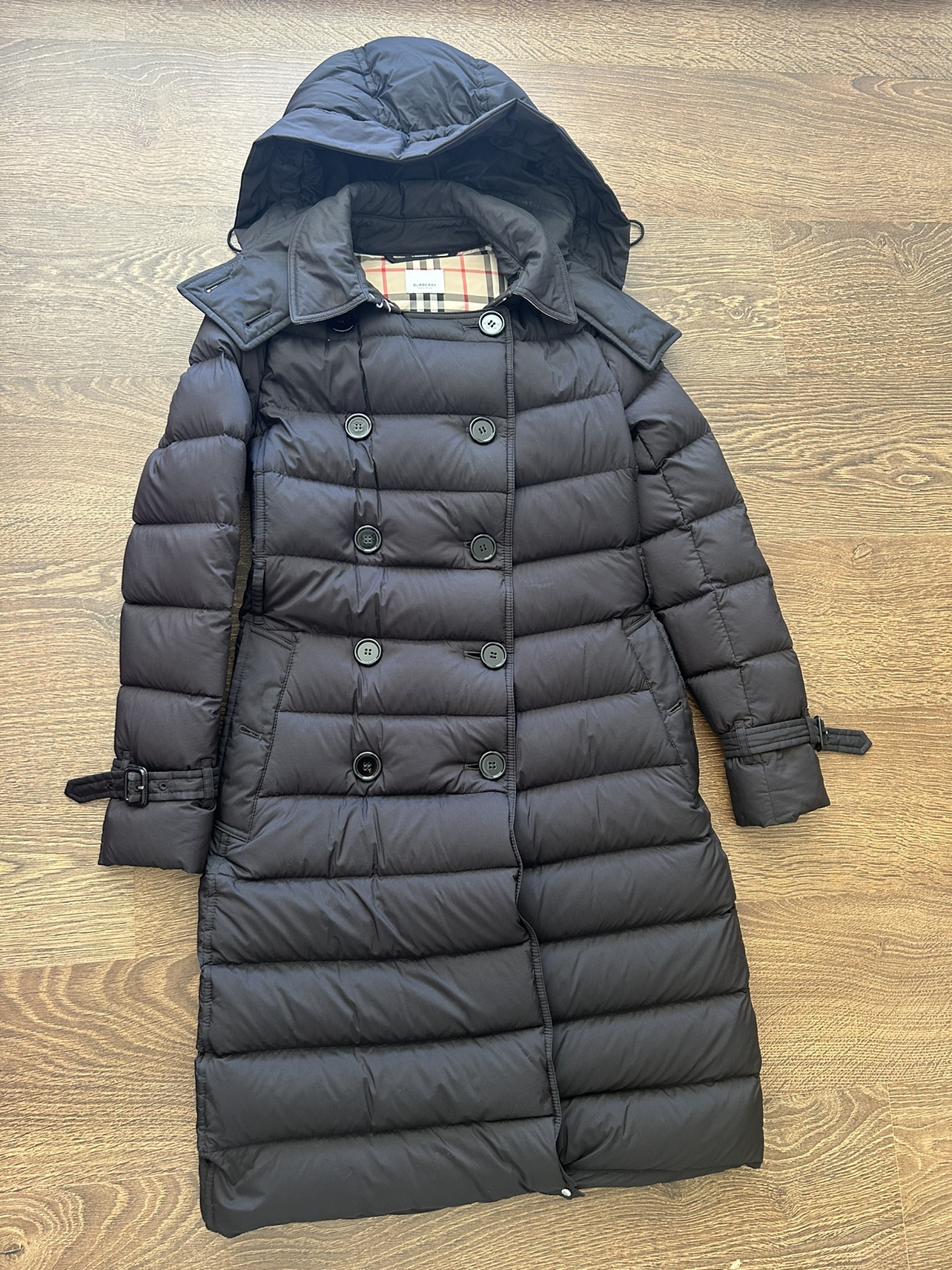 Burberry Mid-length Puffer Coat - Black (xxs size)