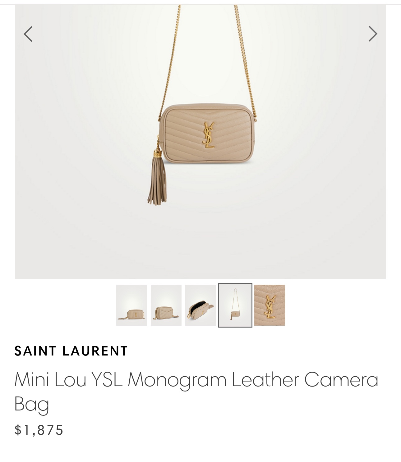 Authentic YSL lou camera bag - photo 3