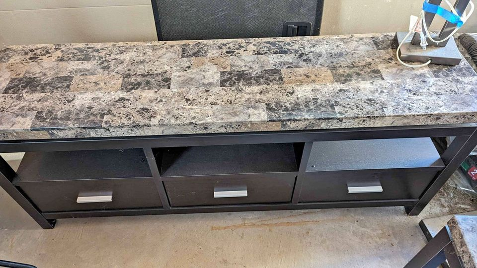 Marble Top Console Table