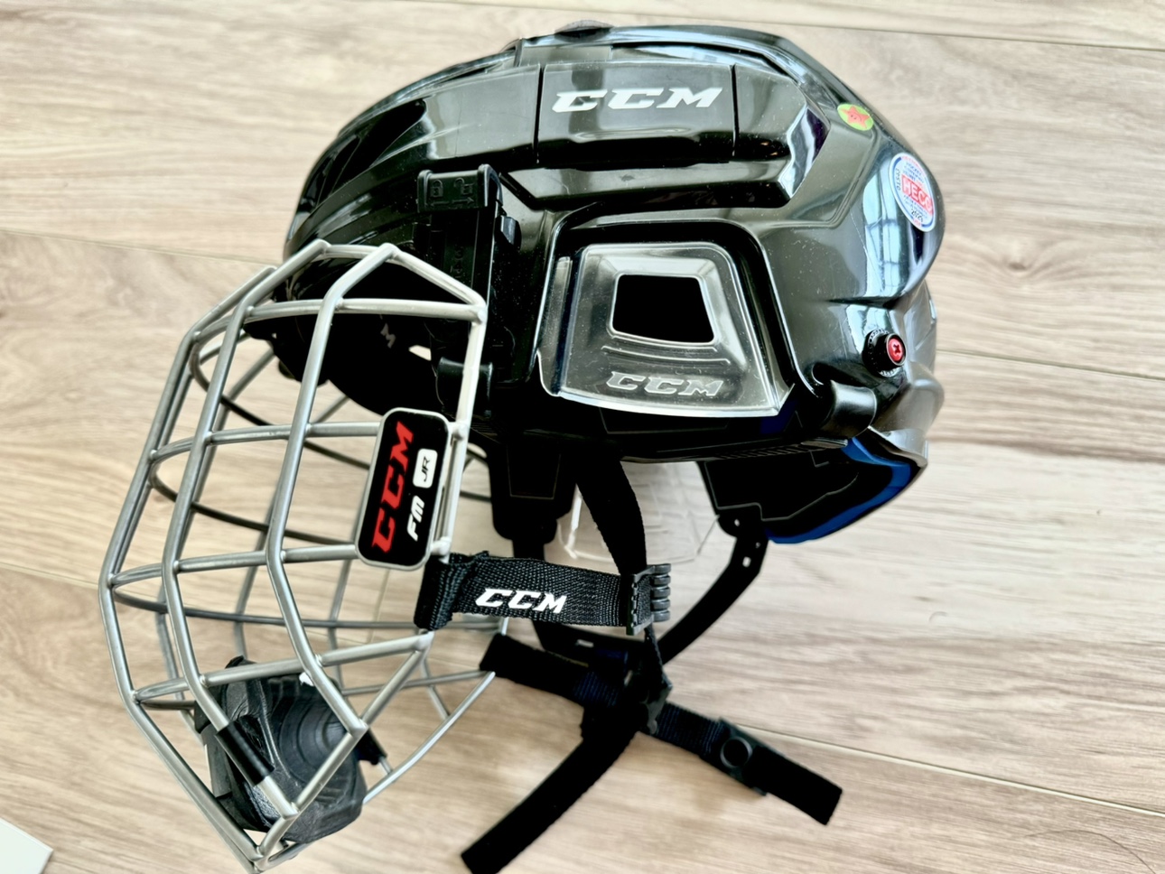 CCM Fitlite 3DS Junior Hockey Helmet Combo - photo 3