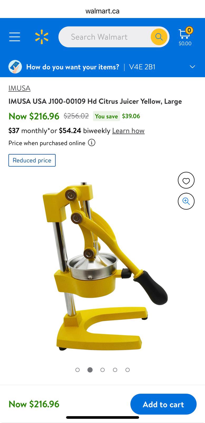 Manual juicer