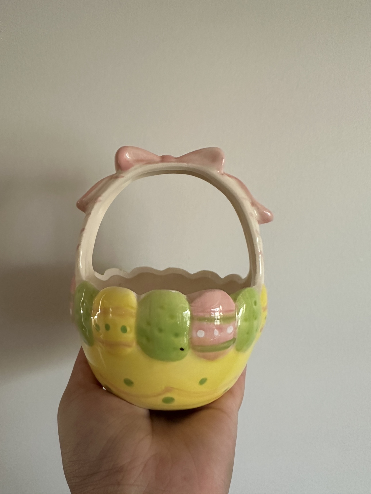 #freecycle Ceramic Easter Basket thumbnail