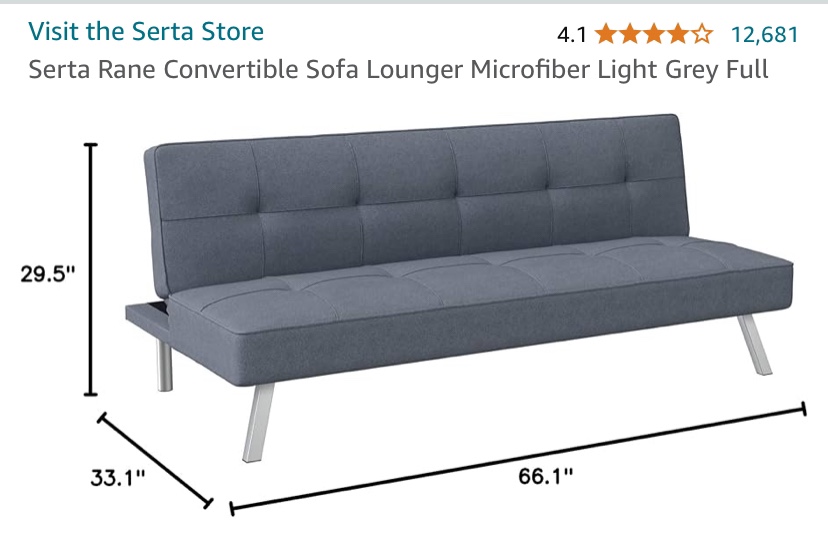 Convertible sofa by Serta - photo 4