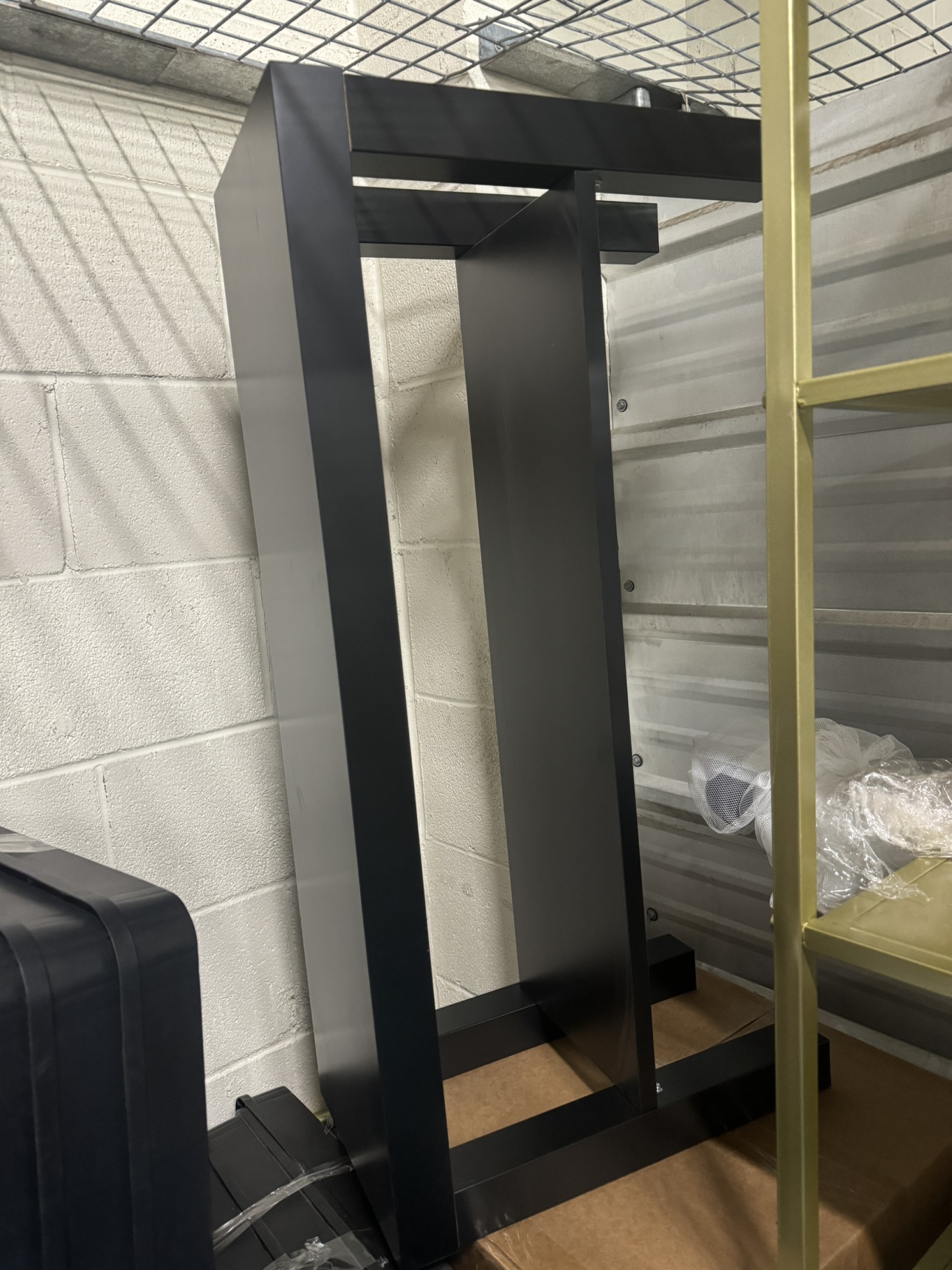 IKEA TV bench, black