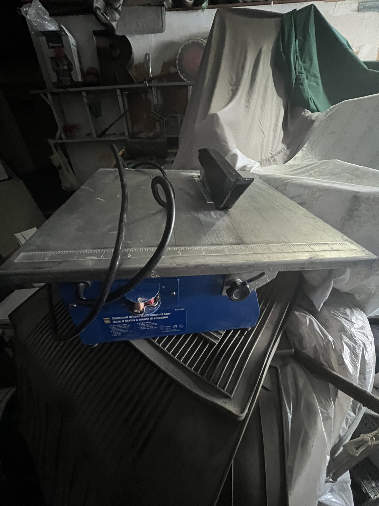 Wet tile saw image indicator(4)