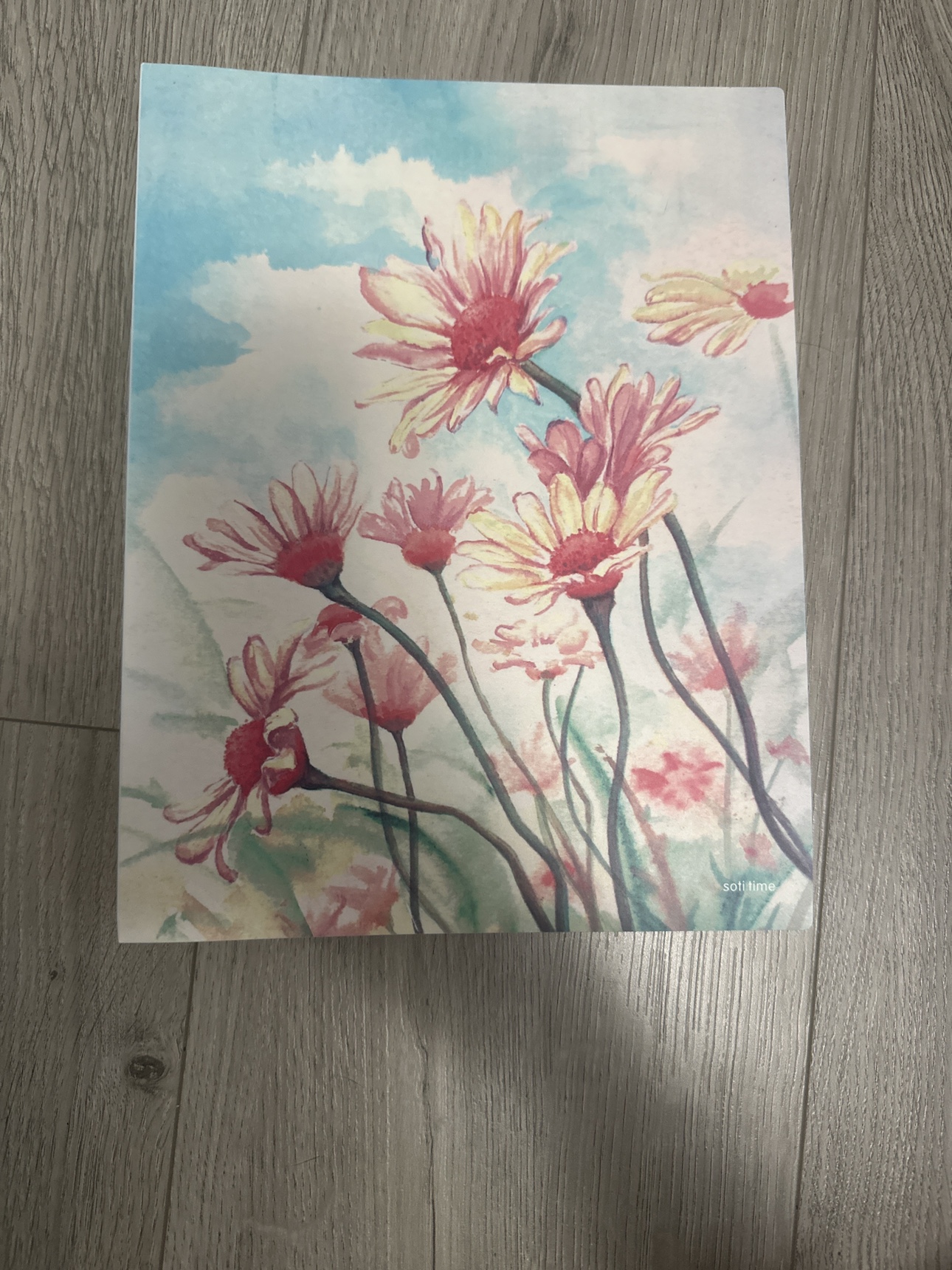 Floral Spiral Bound Notebook thumbnail