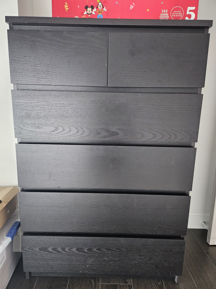 Ikea MALM 6 drawer dresser