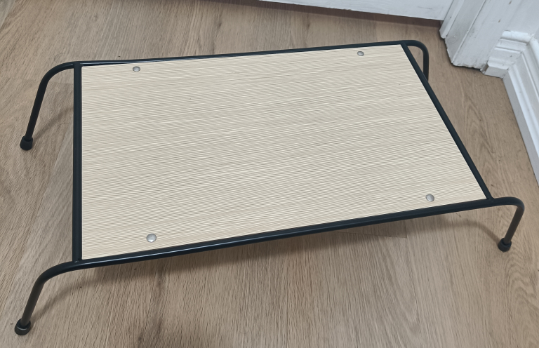 Small Black and Wooden Table Shelf/bed table image indicator(3)