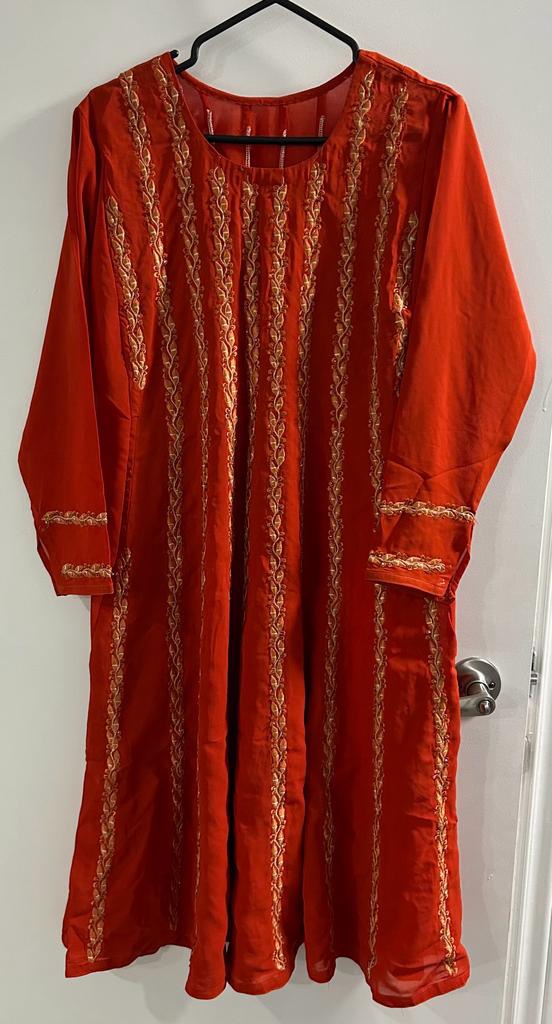 Rustic Embroidered Kurta