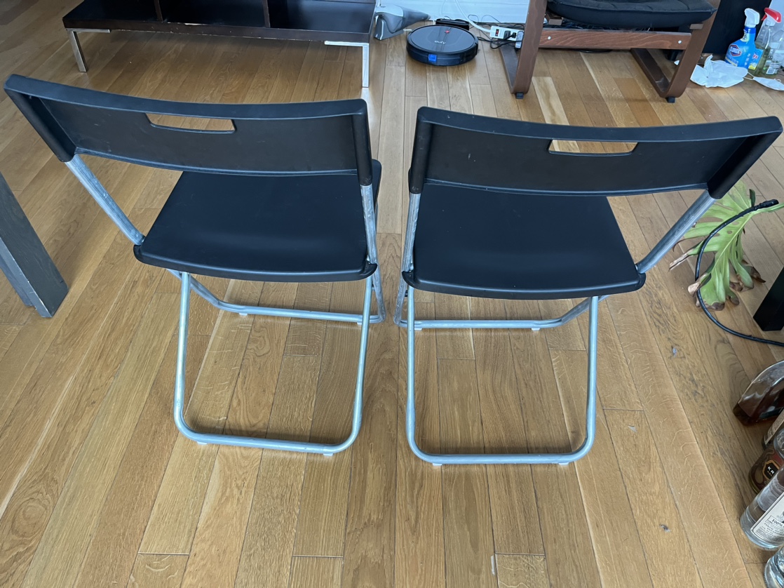 Folding Chairs (Set of 2)