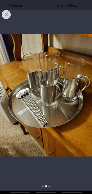 Latte Coffee Tea Glass Cups