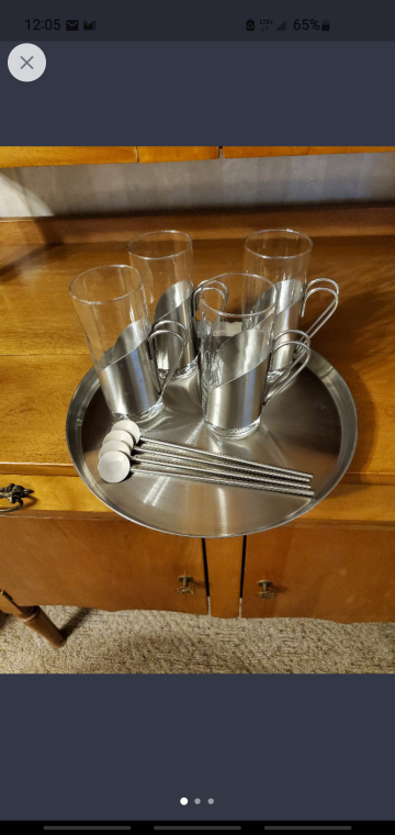 Latte Coffee Tea Glass Cups - photo 2