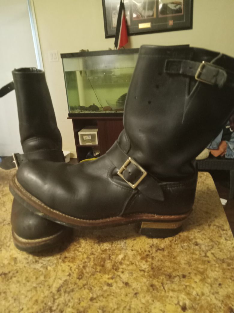 Red Wing steel toe boots