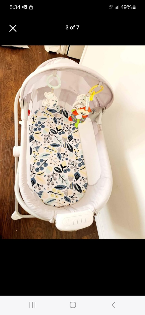 Hardly used bassinet for sale