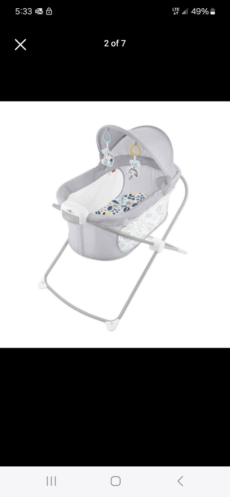 Hardly used bassinet for sale - photo 3