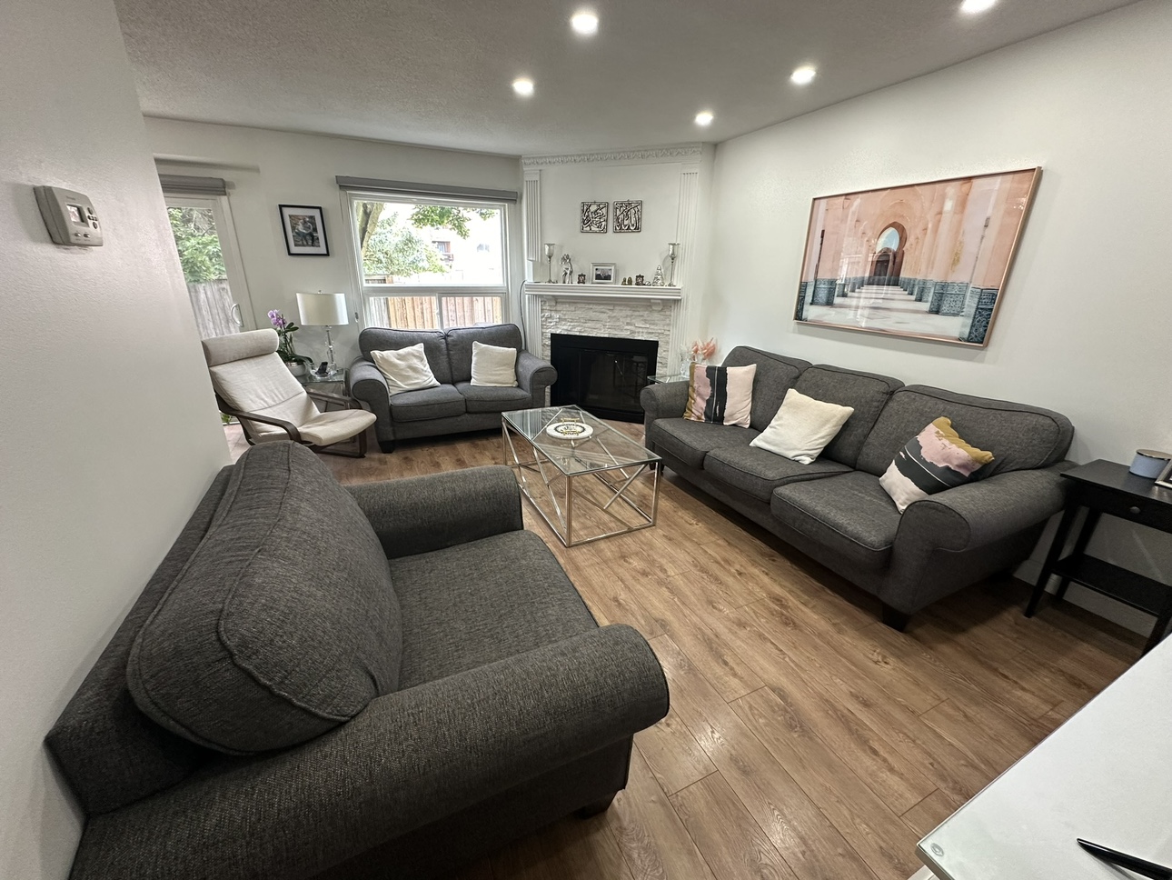 Moving sale Leon’s Grey living room set