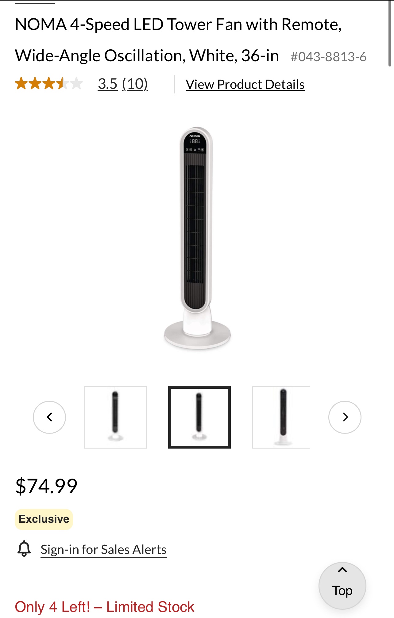 Noma￼ oscillating fan