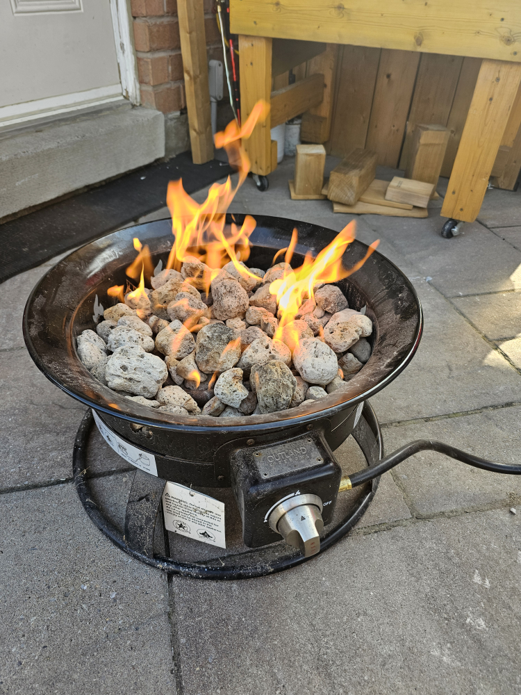 Propane fire fit