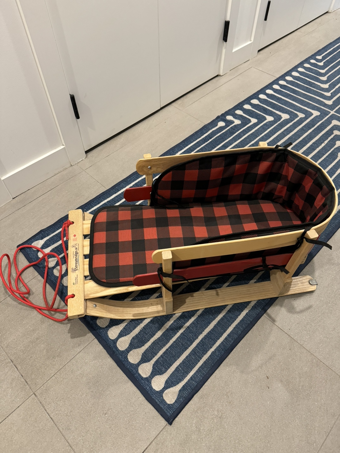 Streamridge Baby & Kids' Vintage Style Wooden Winter Sleigh - photo 3