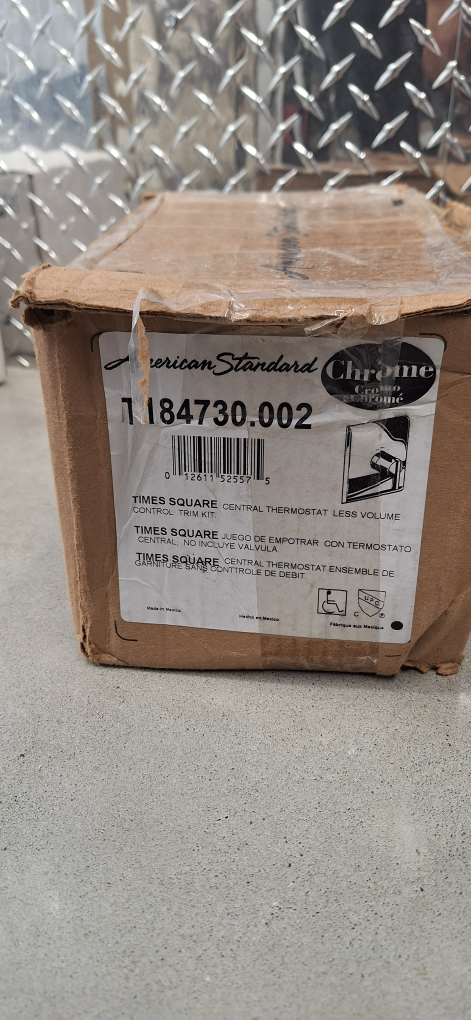 Time Square® Single Handle Thermostatic Shower Valve Trim Kit image indicator(9)