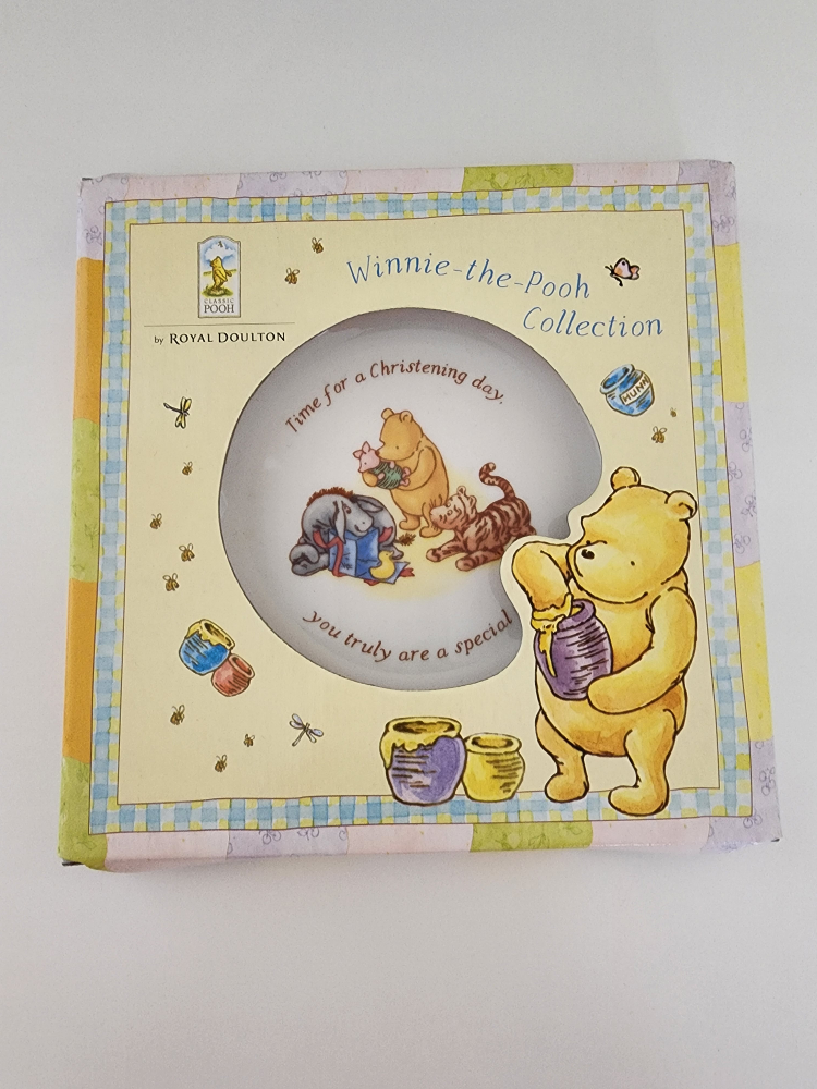 Royal Doulton Winnie the Pooh Christening Plate *brand new* image indicator(3)