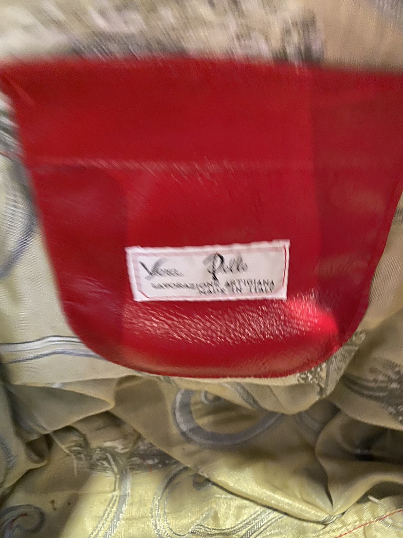 Vera Pelle Red Leather Handbag - photo 3