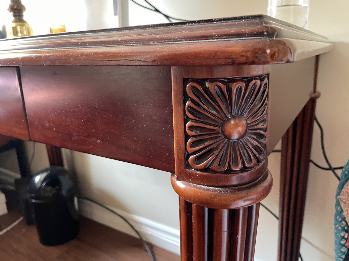 Solid wood (cherry) desk - photo 3