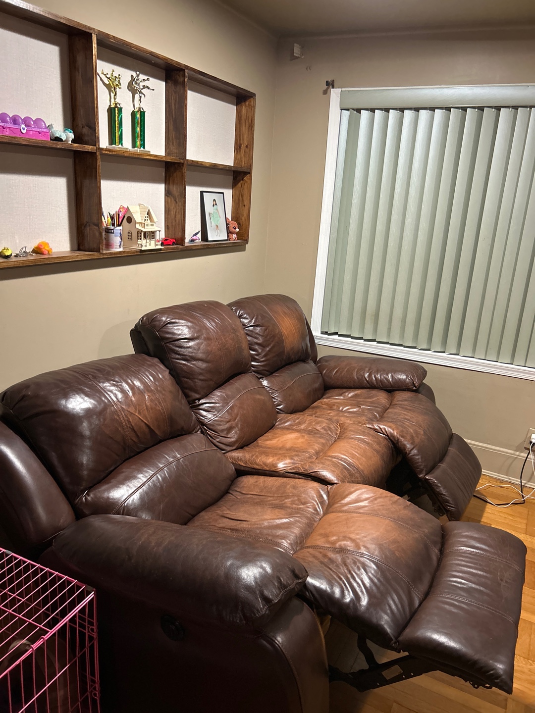leather sofa