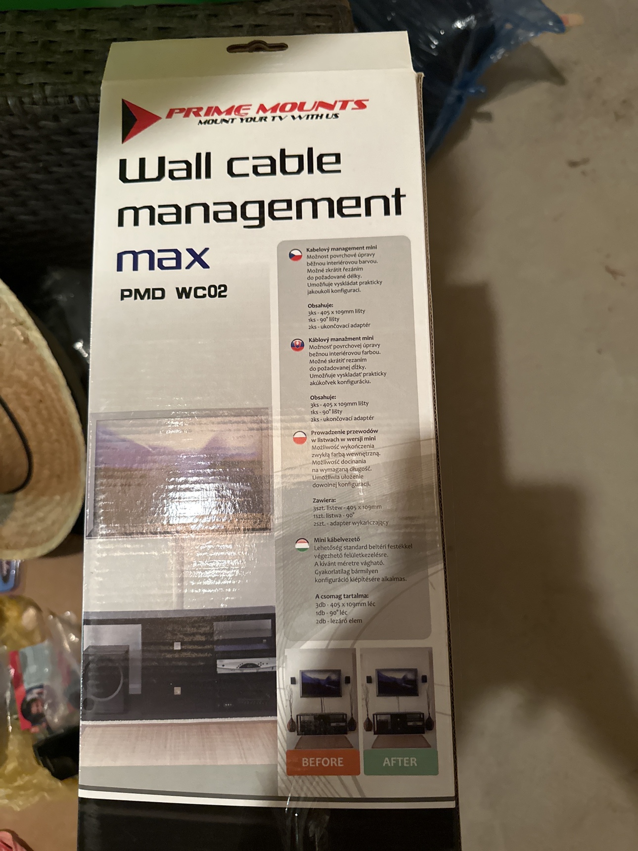 Prime Mounts Wall Cable Management Max image indicator(2)