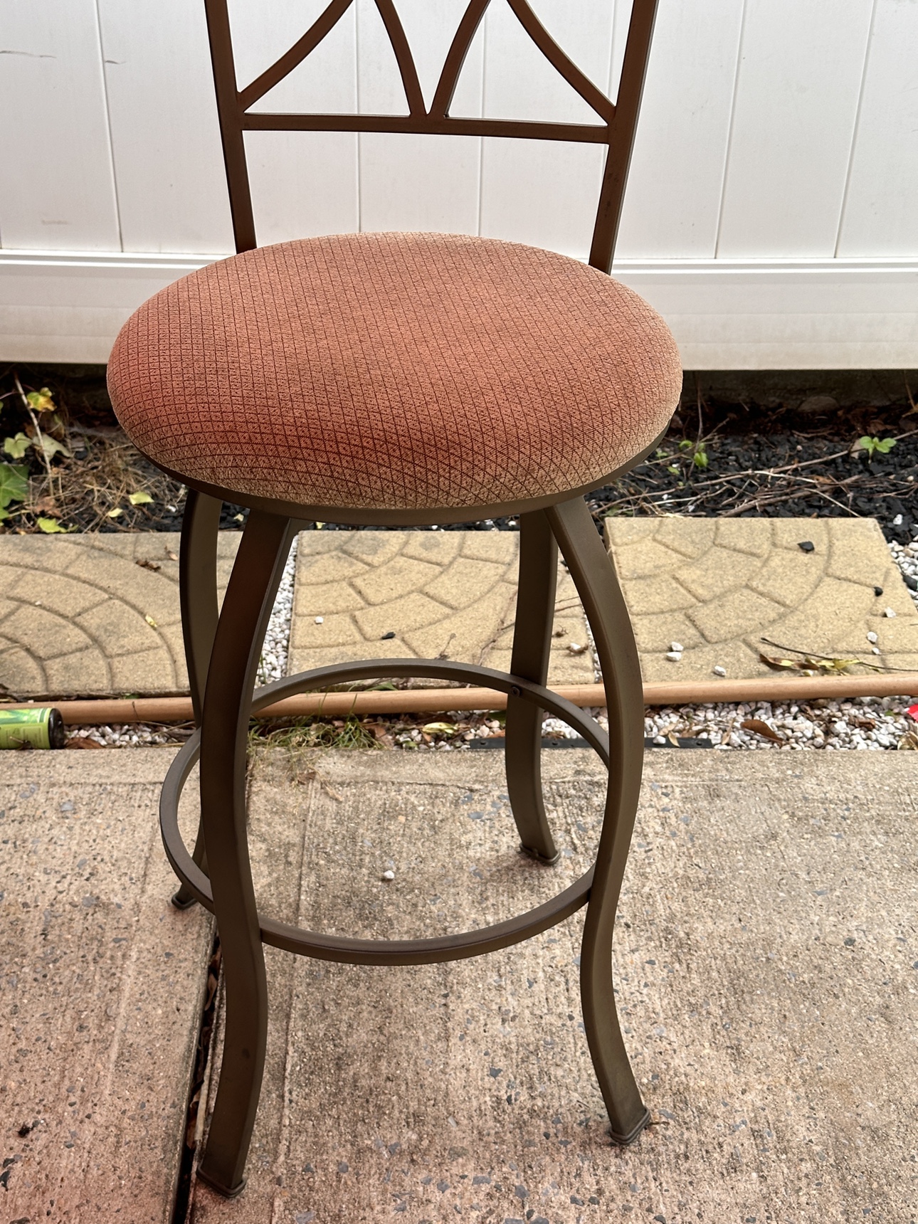 Metal Swivel Bar Stool Set of 4