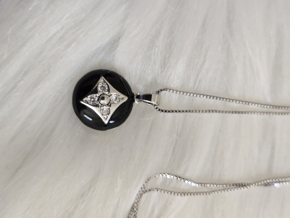 🌸 blossom silver necklace *new - photo 2