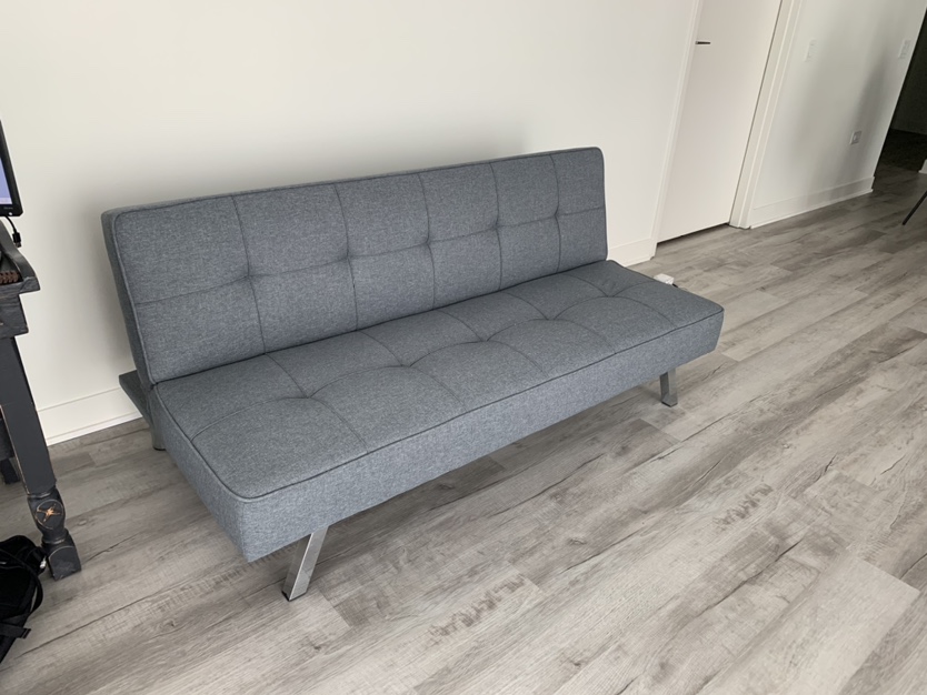 Convertible sofa by Serta