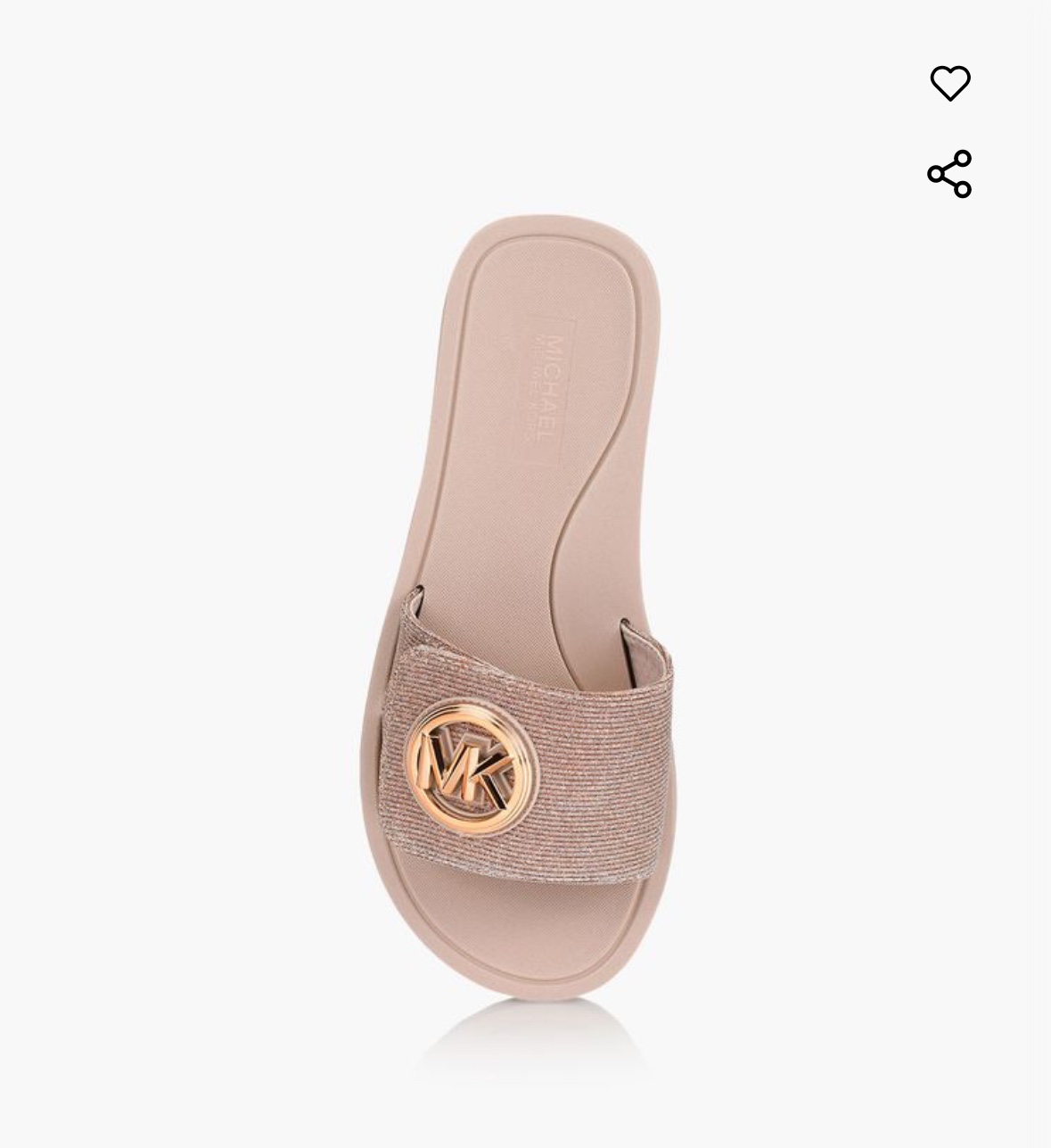 MK sandals rose gold 9 brand new ! thumbnail