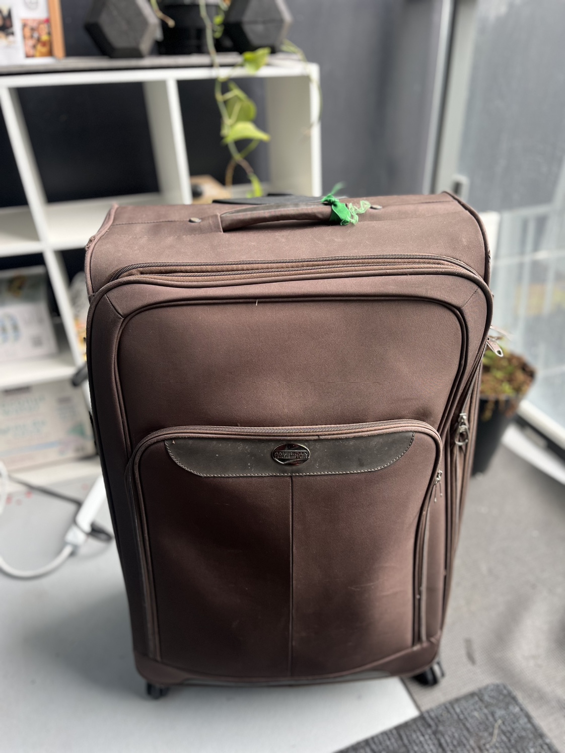 Brown Suitcase with Wheels - photo 3
